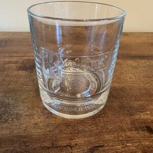 Ketel One Vodka Etched Rocks Glass 10oz Barware Embossed Bottom